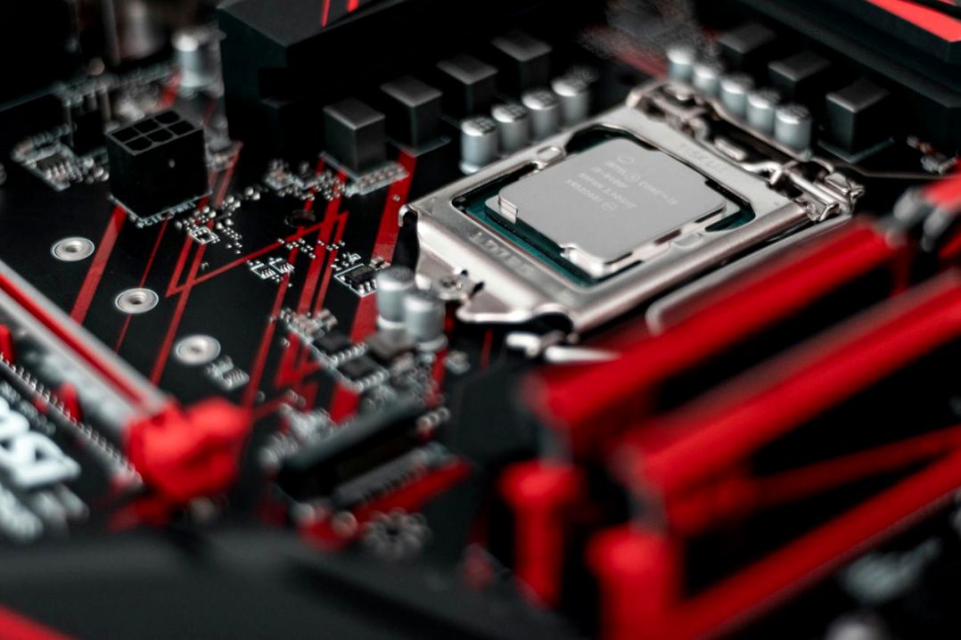 Benchmark rig closeup